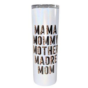 Mama Iridescent Cheetah Leopard Print Stainless Steel 20 oz Insulated Travel Mug